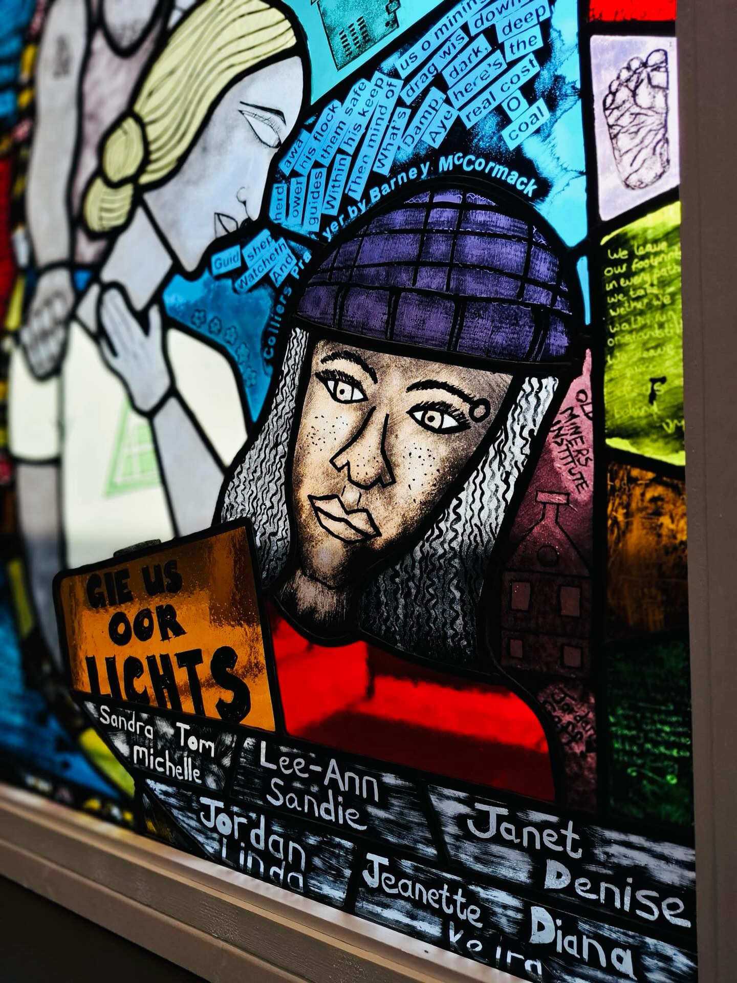 Cardenden stained glass window project unveiled