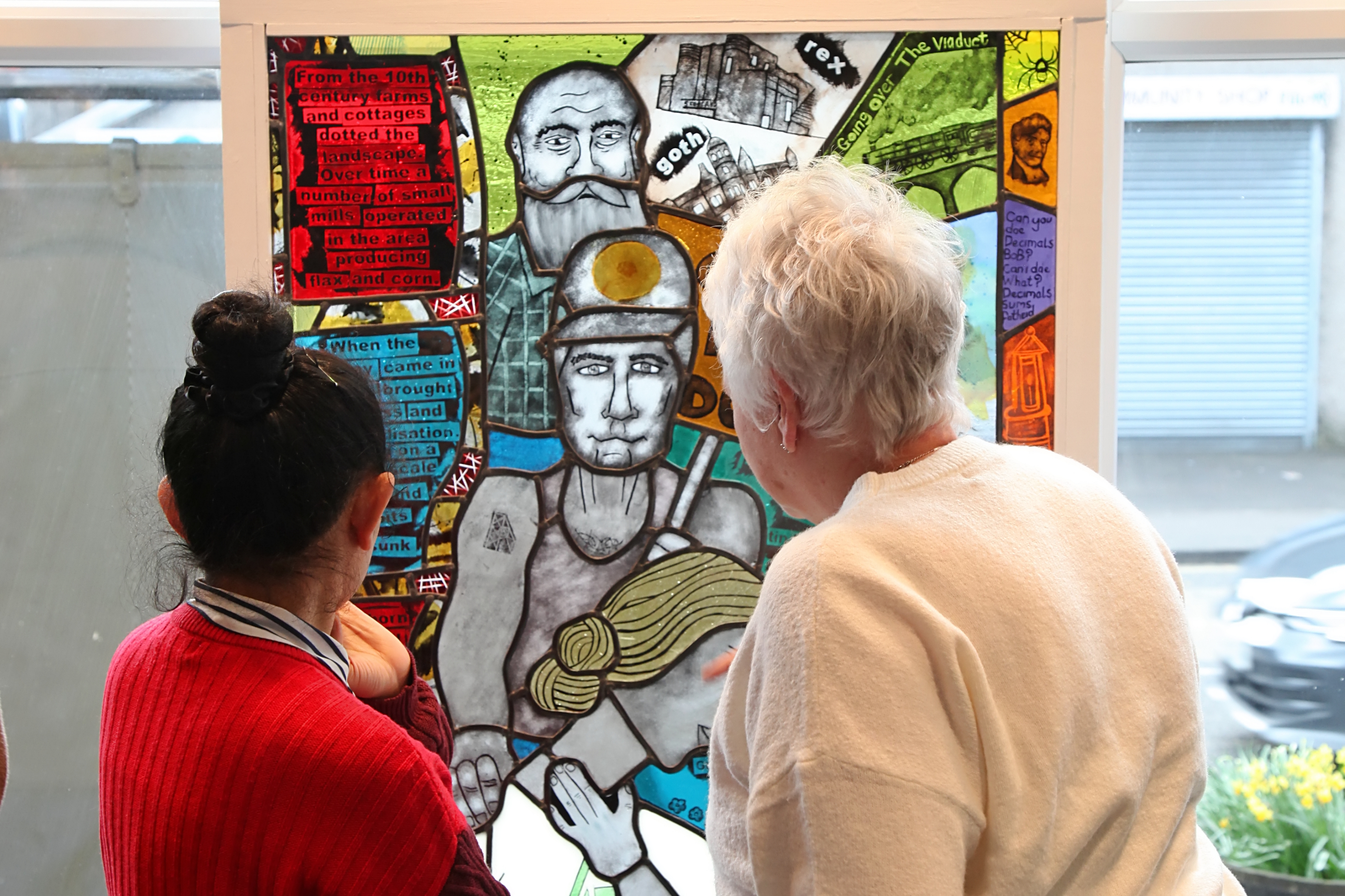 Cardenden stained glass window project unveiled