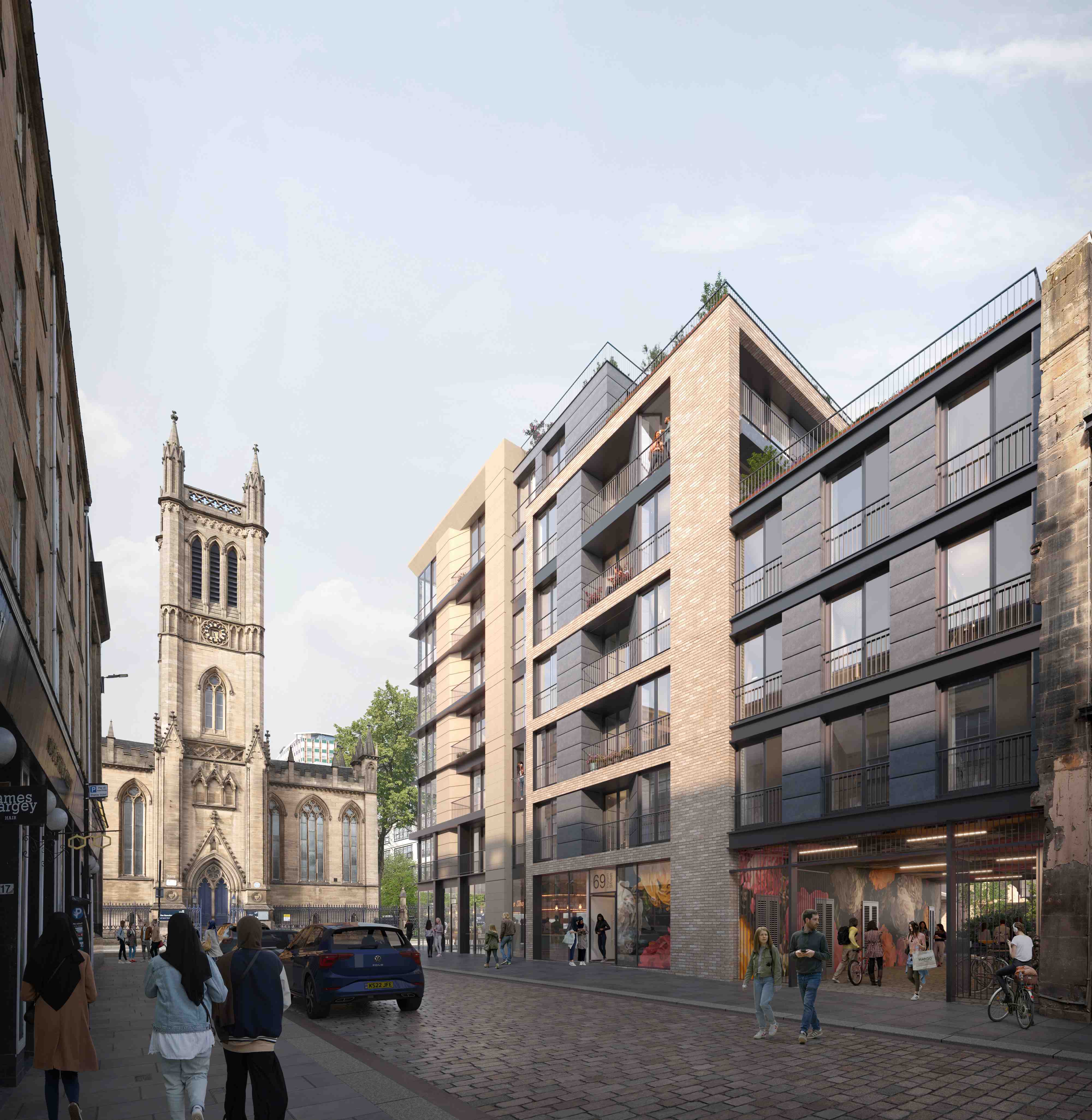 Site purchase to progress 109 new homes and business space in Glasgow city centre