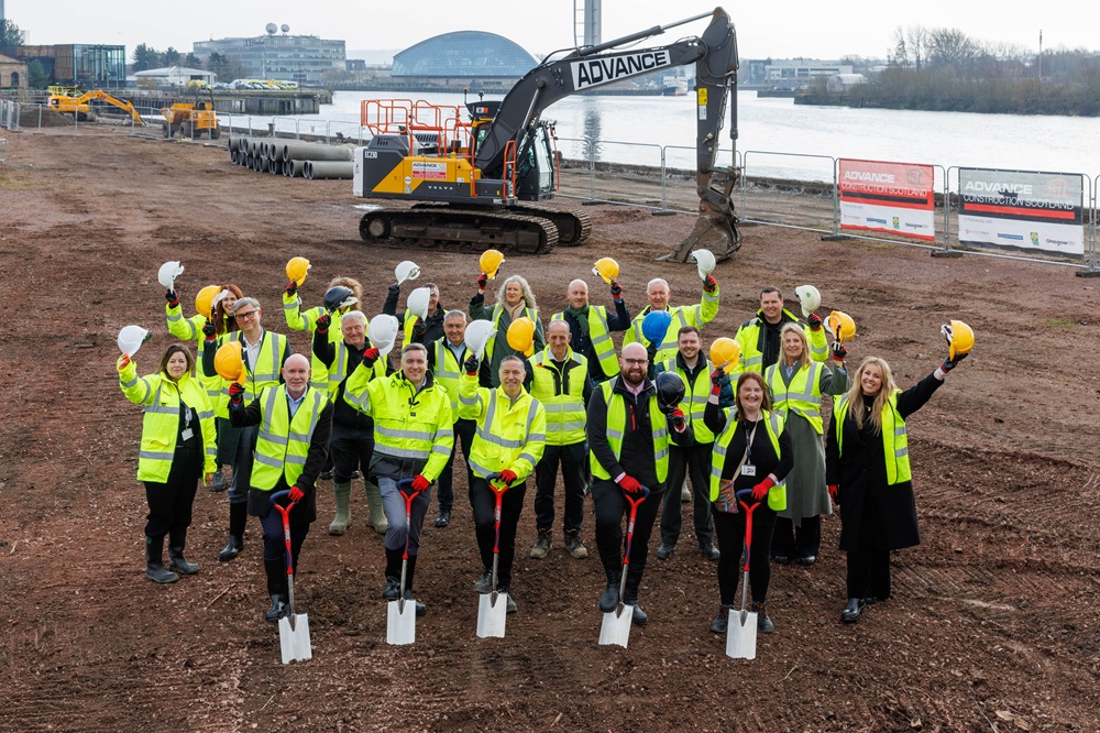 Major infrastructure works begin on 1,100-home development at Yorkhill Quay