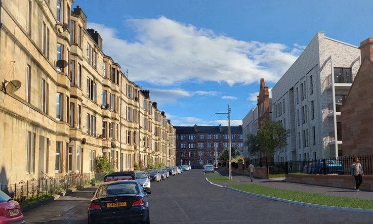 Milnbank begins work on new homes at former Haghill Primary School site