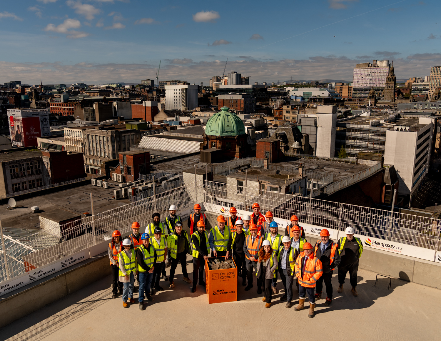 Student accommodation in Glasgow celebrates ‘topping out’