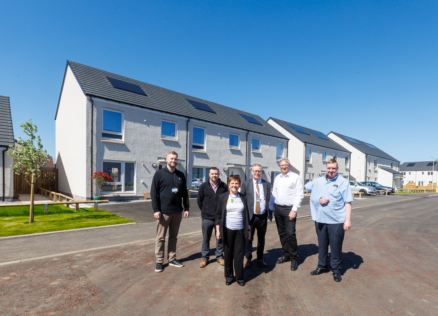 Council homes in Glenrothes completed ahead of schedule