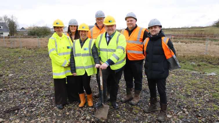 Work nears completion on council homes in Jackton