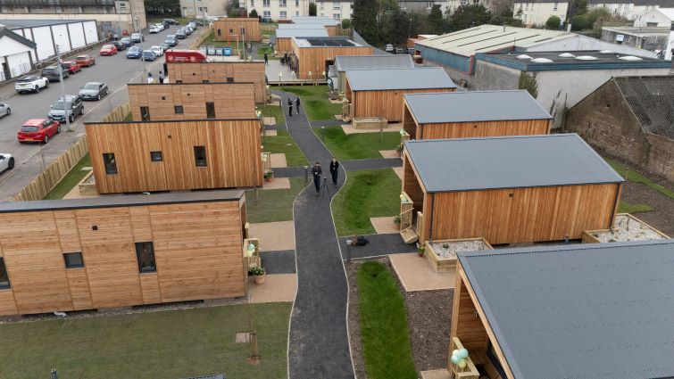 Rutherglen homelessness village officially opens