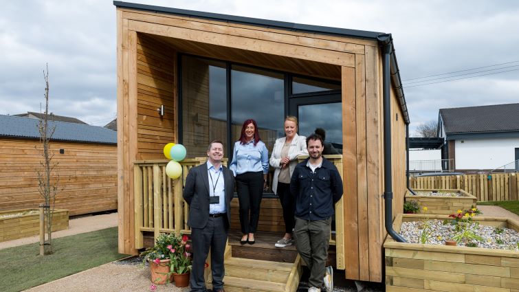 Rutherglen homelessness village officially opens