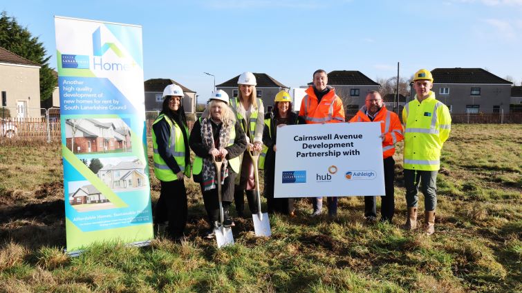 Work begins on new council homes in Cambuslang