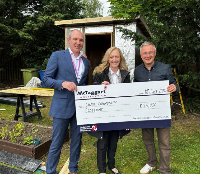 McTaggart marks 80 years with £25,000 donation to Simon Community Scotland