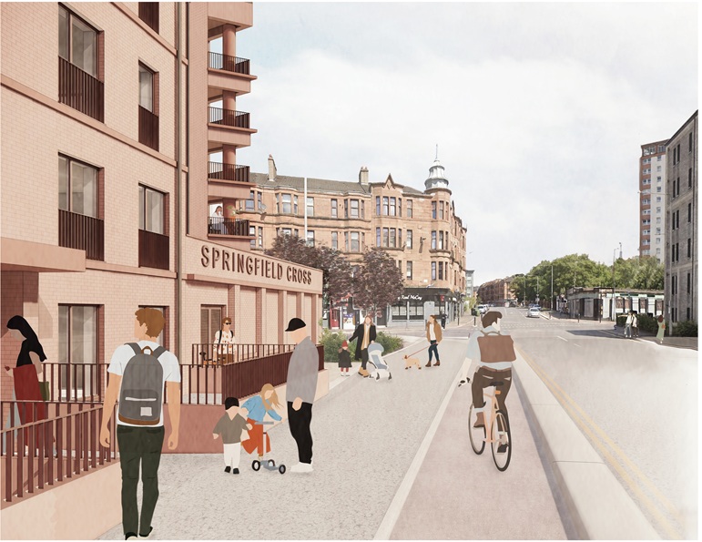 Collective Architecture and Wheatley plan homes near Sir Chris Hoy Velodrome