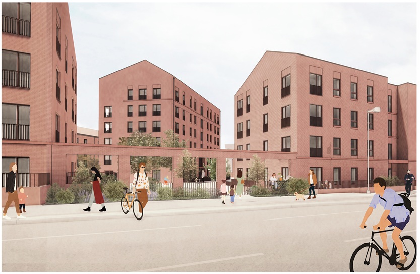 Collective Architecture and Wheatley plan homes near Sir Chris Hoy Velodrome