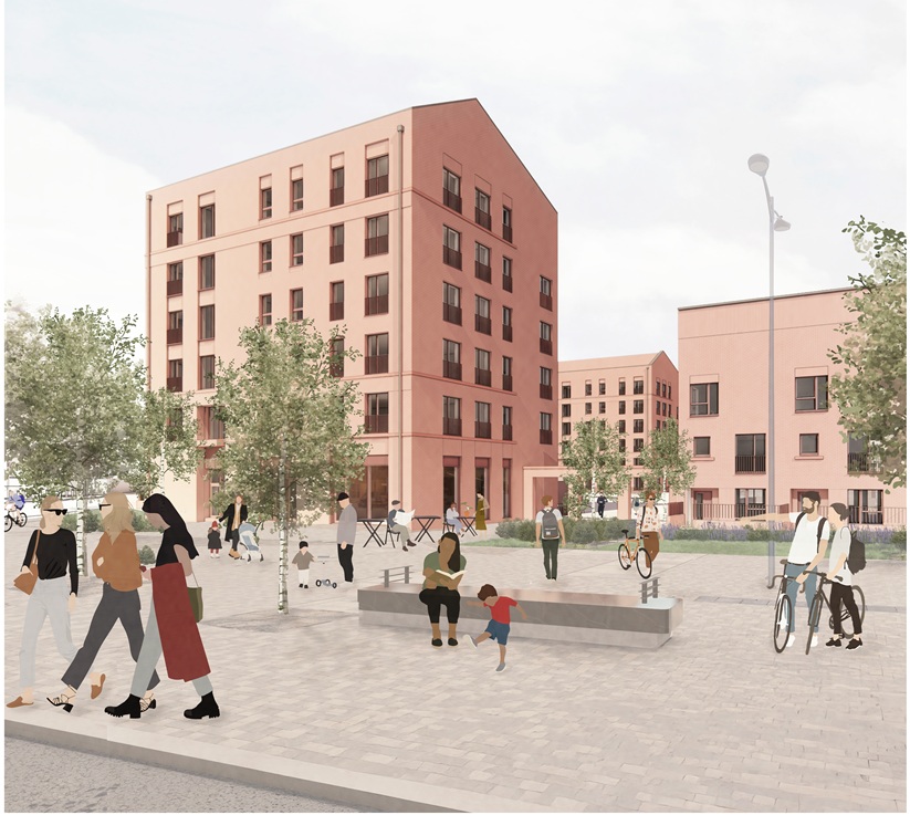 Collective Architecture and Wheatley plan homes near Sir Chris Hoy Velodrome