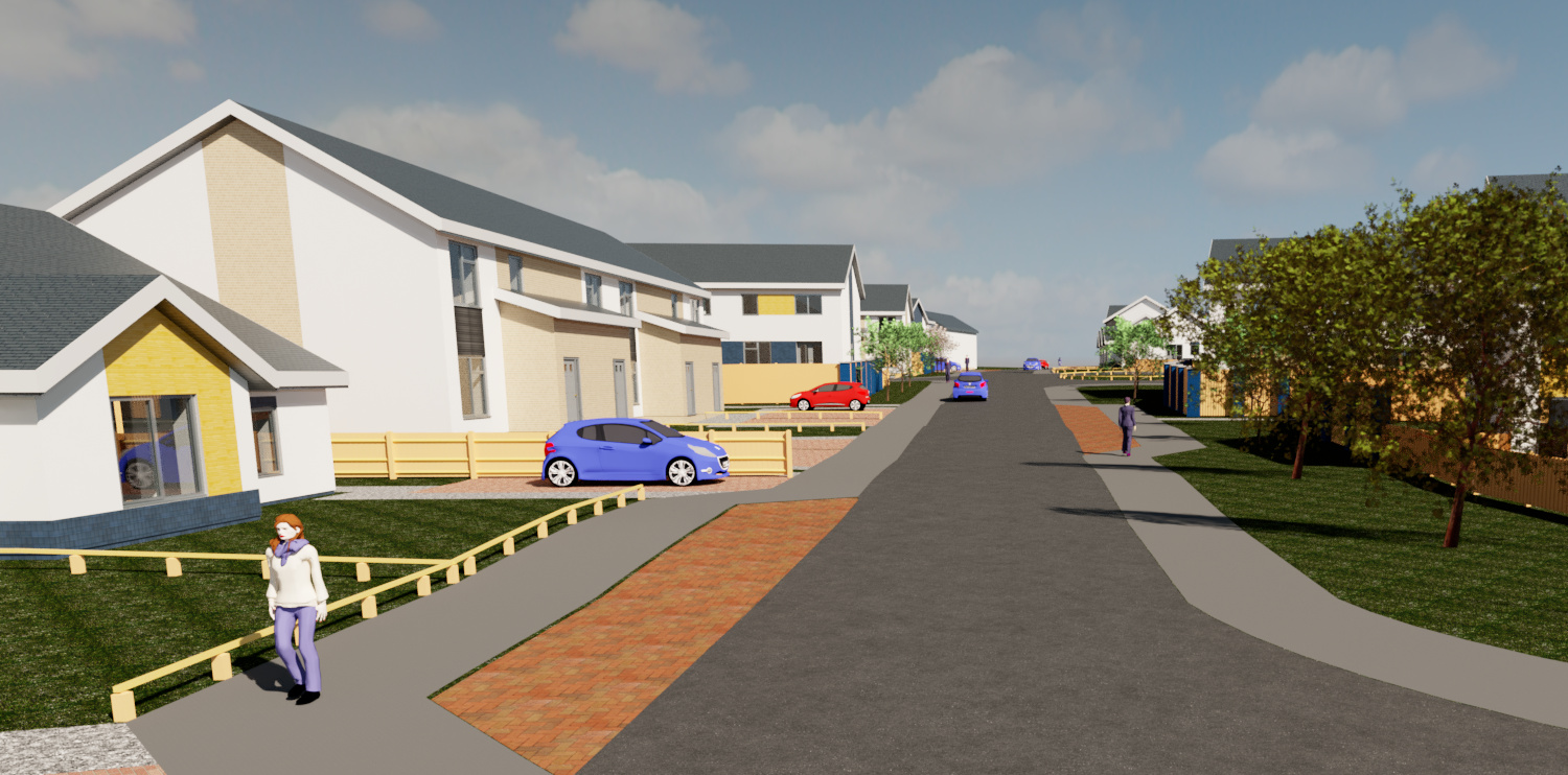 Ground broken on new affordable housing site at St Ninians