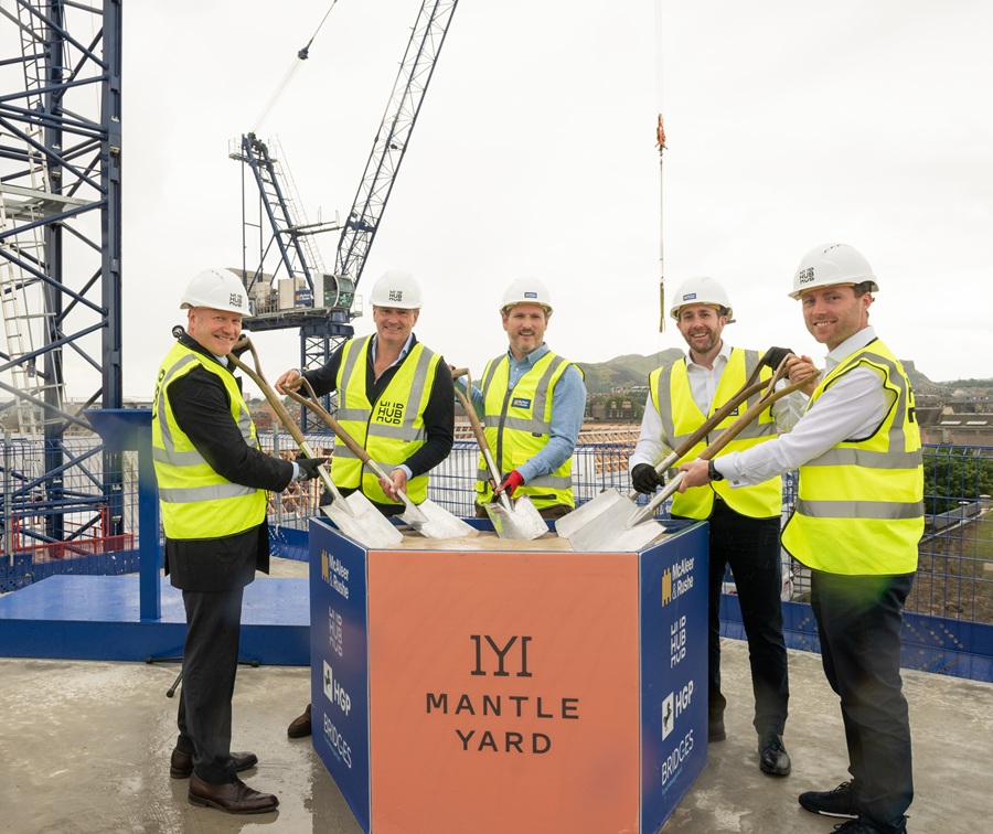 McAleer & Rushe tops out Leith PBSA development