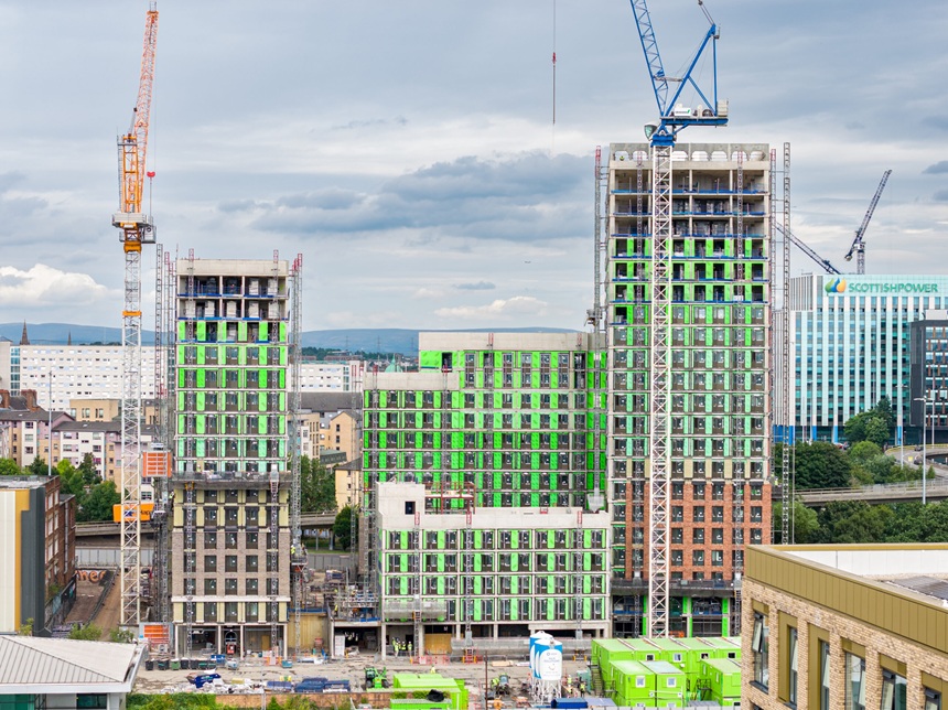 Alexander Quay student accommodation development tops out