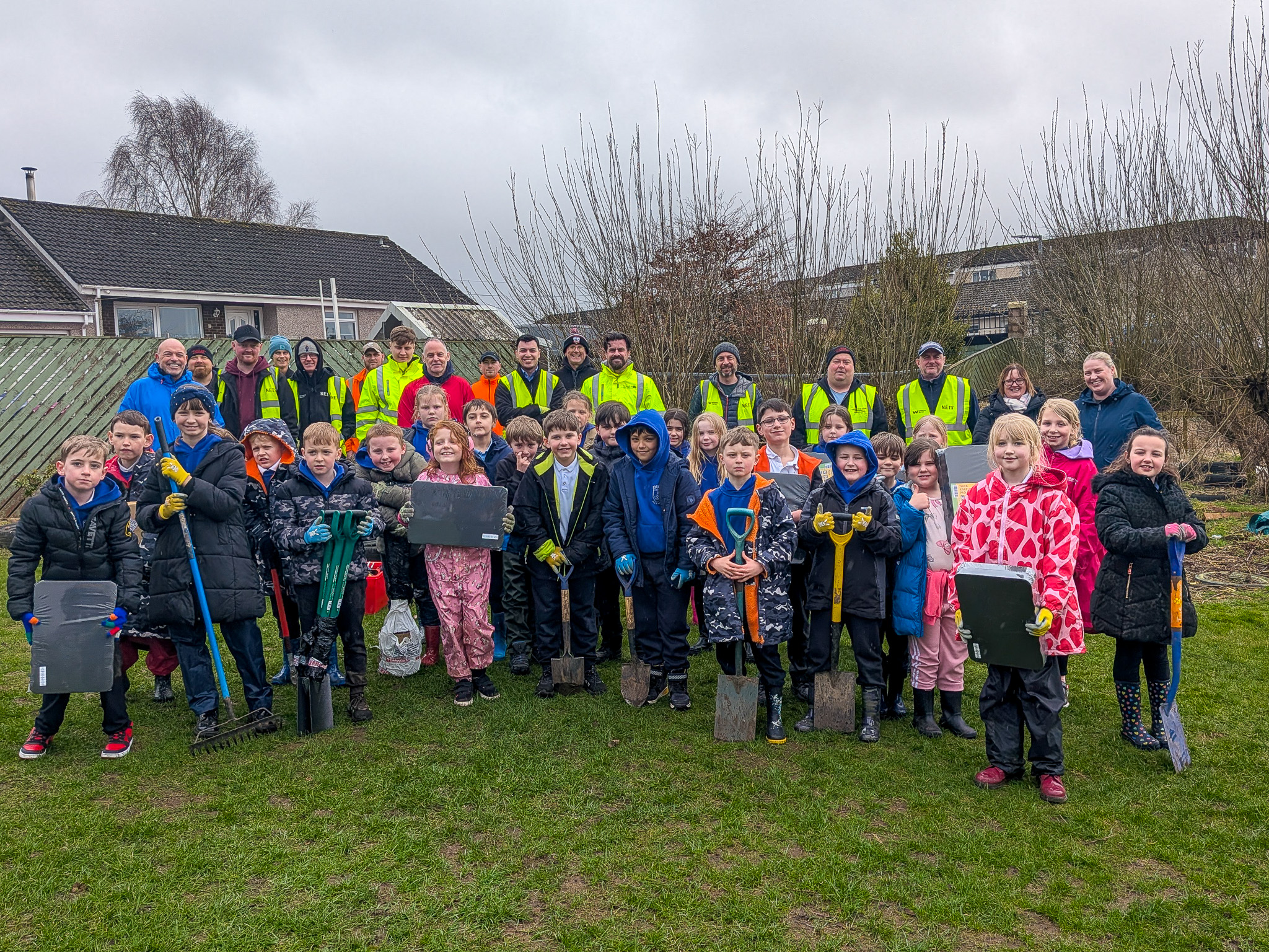 Primary garden transformed thanks to Dumfries and Galloway volunteers