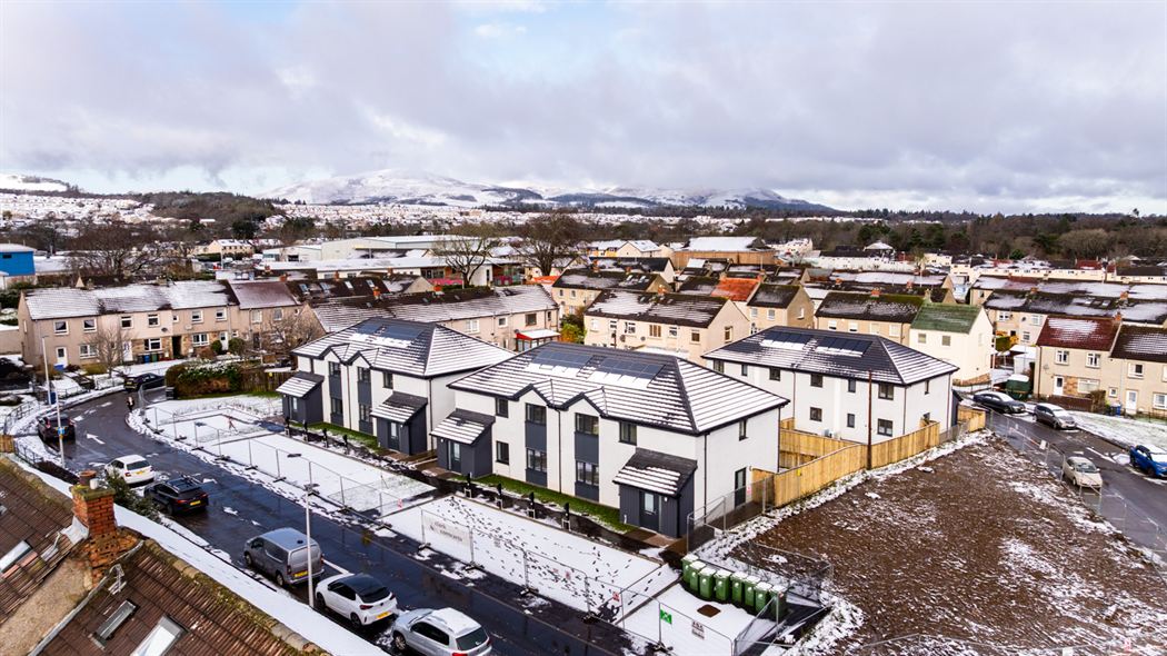 Video: 12-home development completed in Penicuik