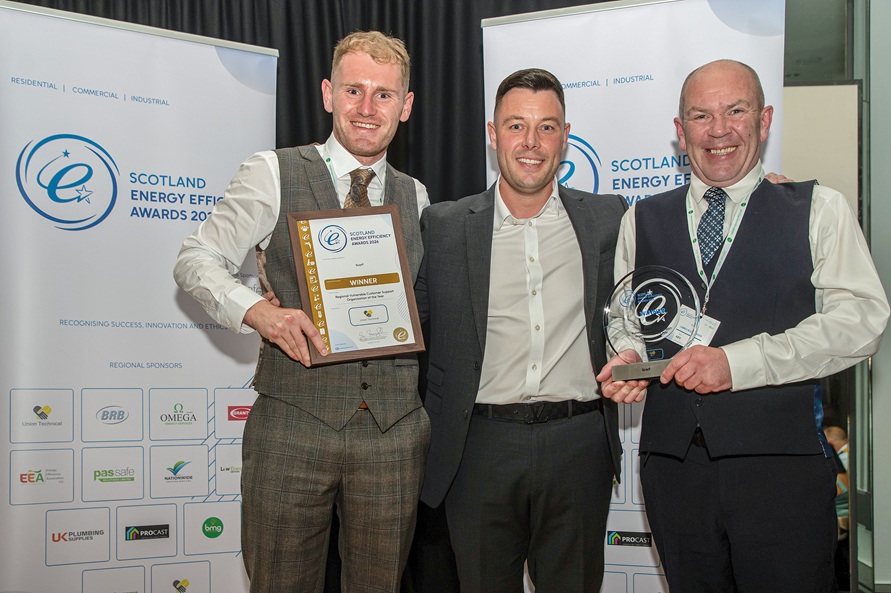 Ark and Scarf celebrates wins at Energy Efficiency Awards