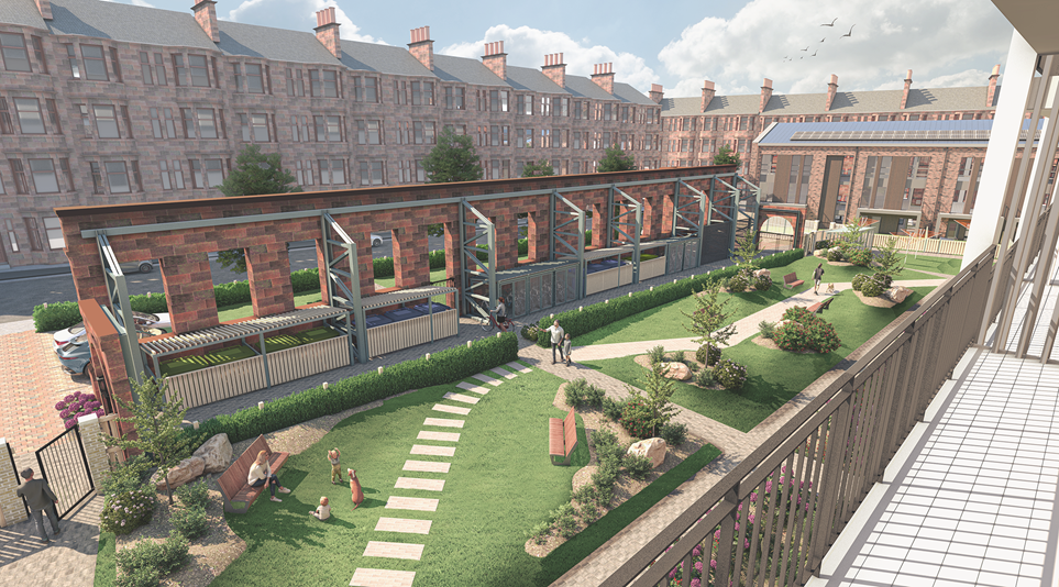 Milnbank begins work on new homes at former Haghill Primary School site