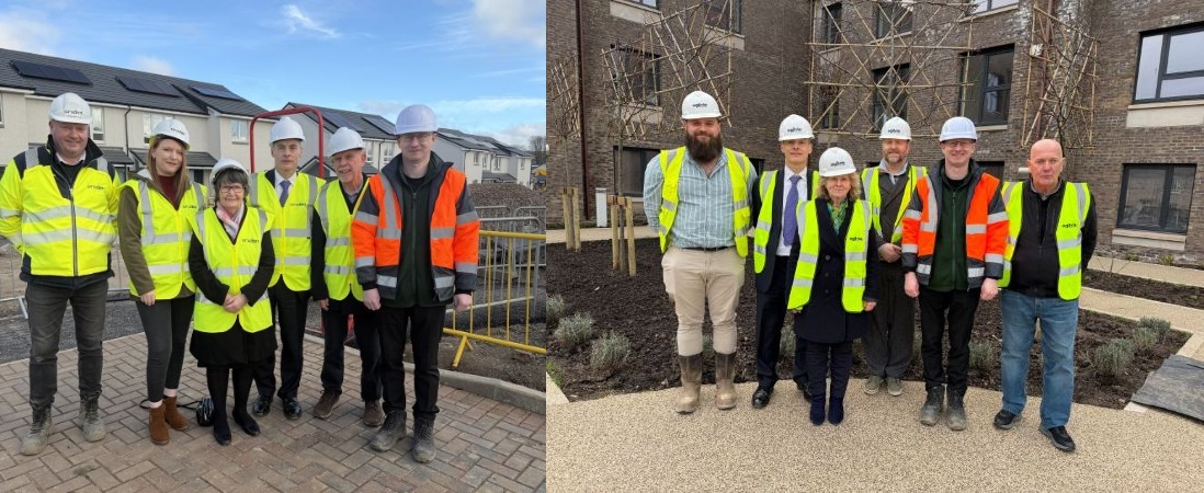 Midlothian councillors visit flagship green housing developments
