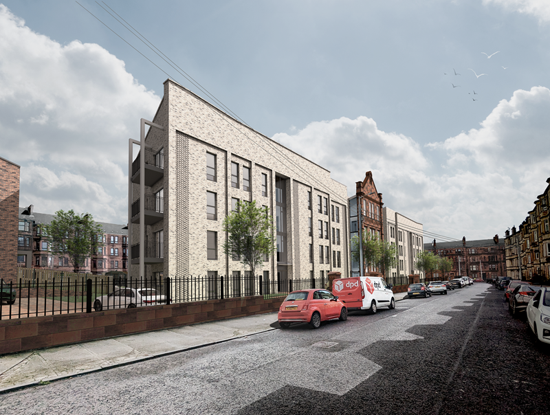 Milnbank begins work on new homes at former Haghill Primary School site