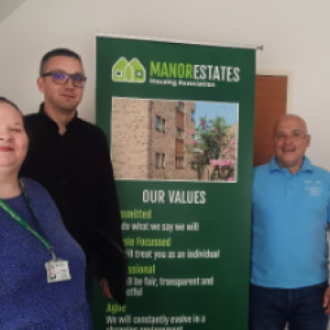 Manor Estates Housing Association raises £900 for Steps to Hope