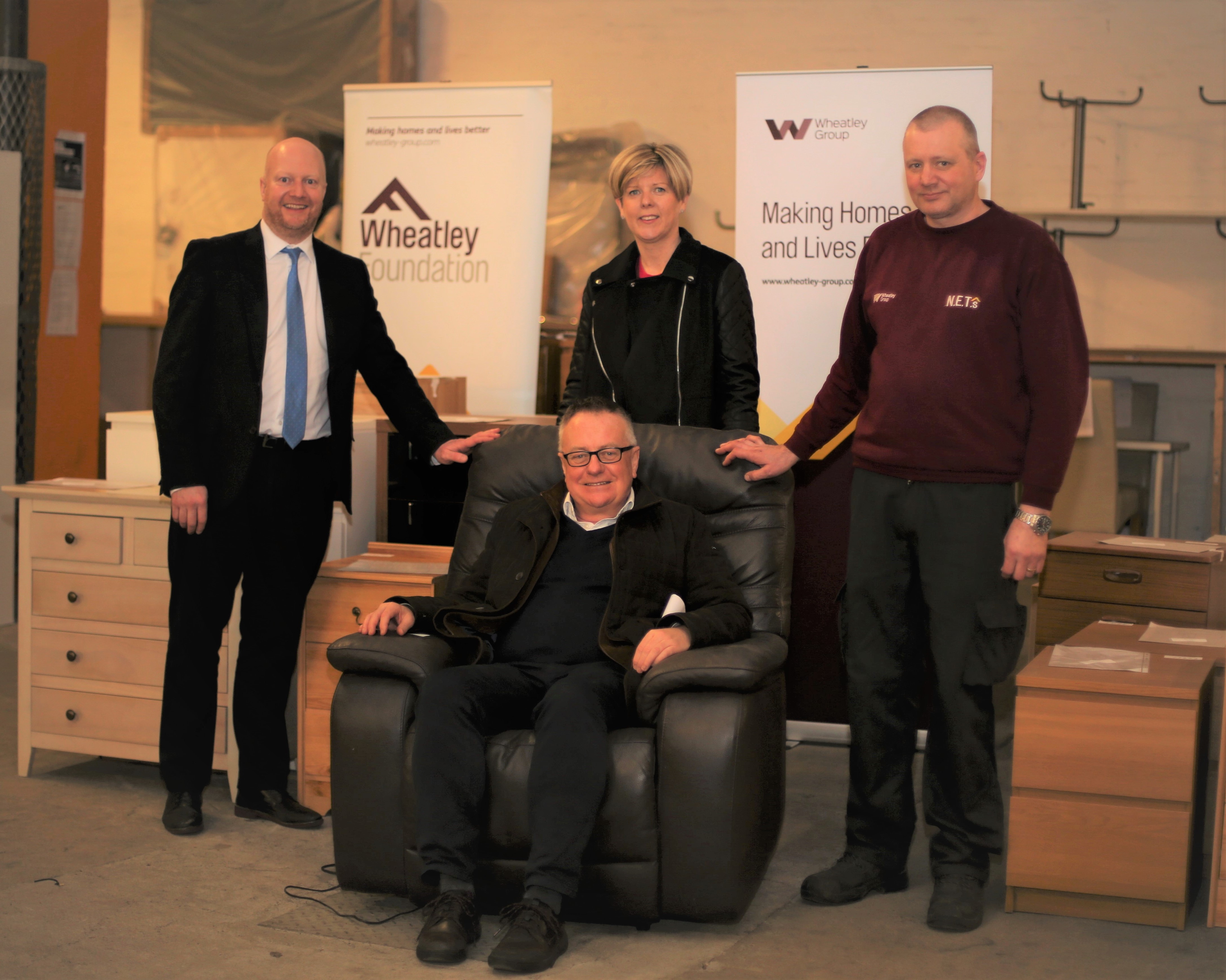 Paddy Gray backs 'impressive' Wheatley Foundation furniture service