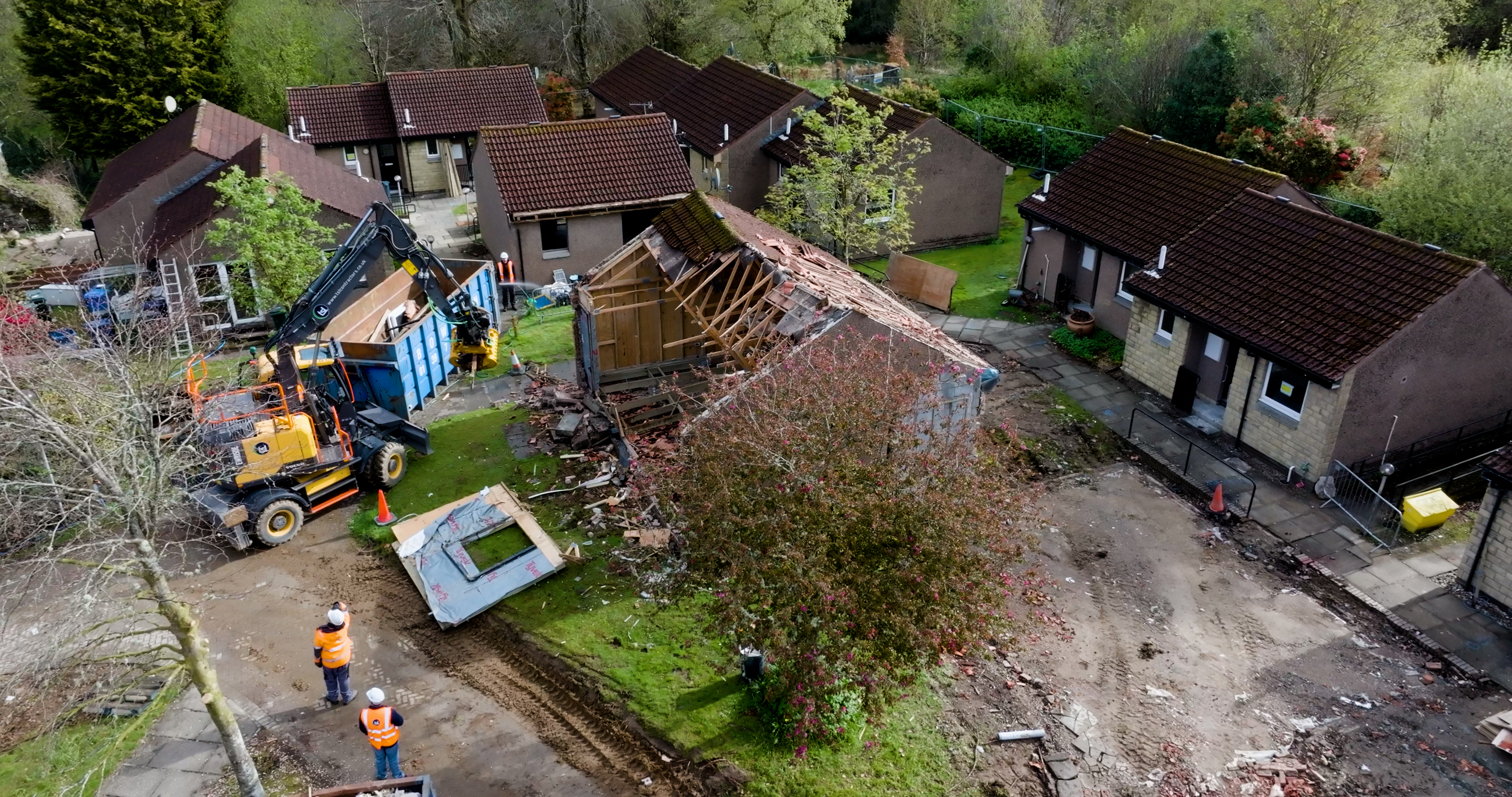 Trust Housing Association begins £3.6m regeneration project in Argyll & Bute
