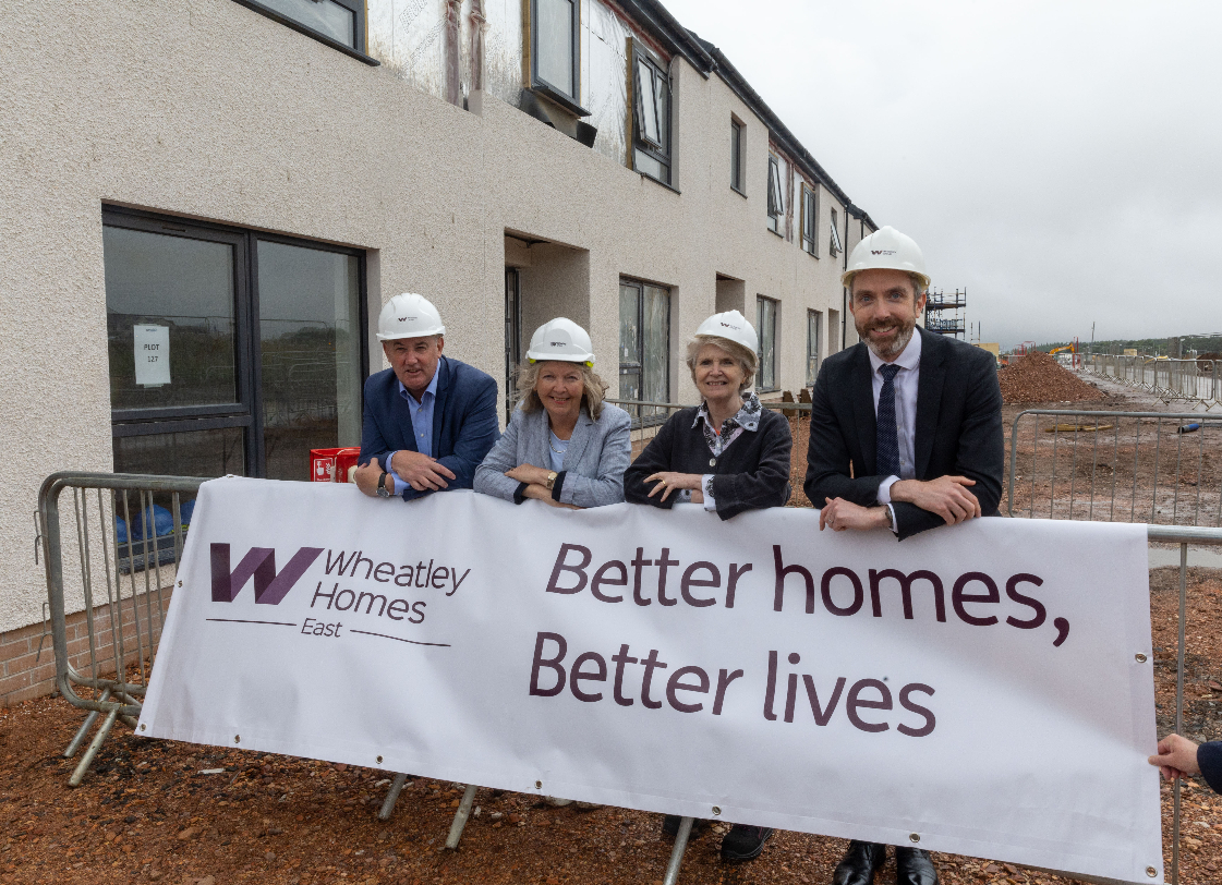 Housing minister visits Wheatley’s largest development