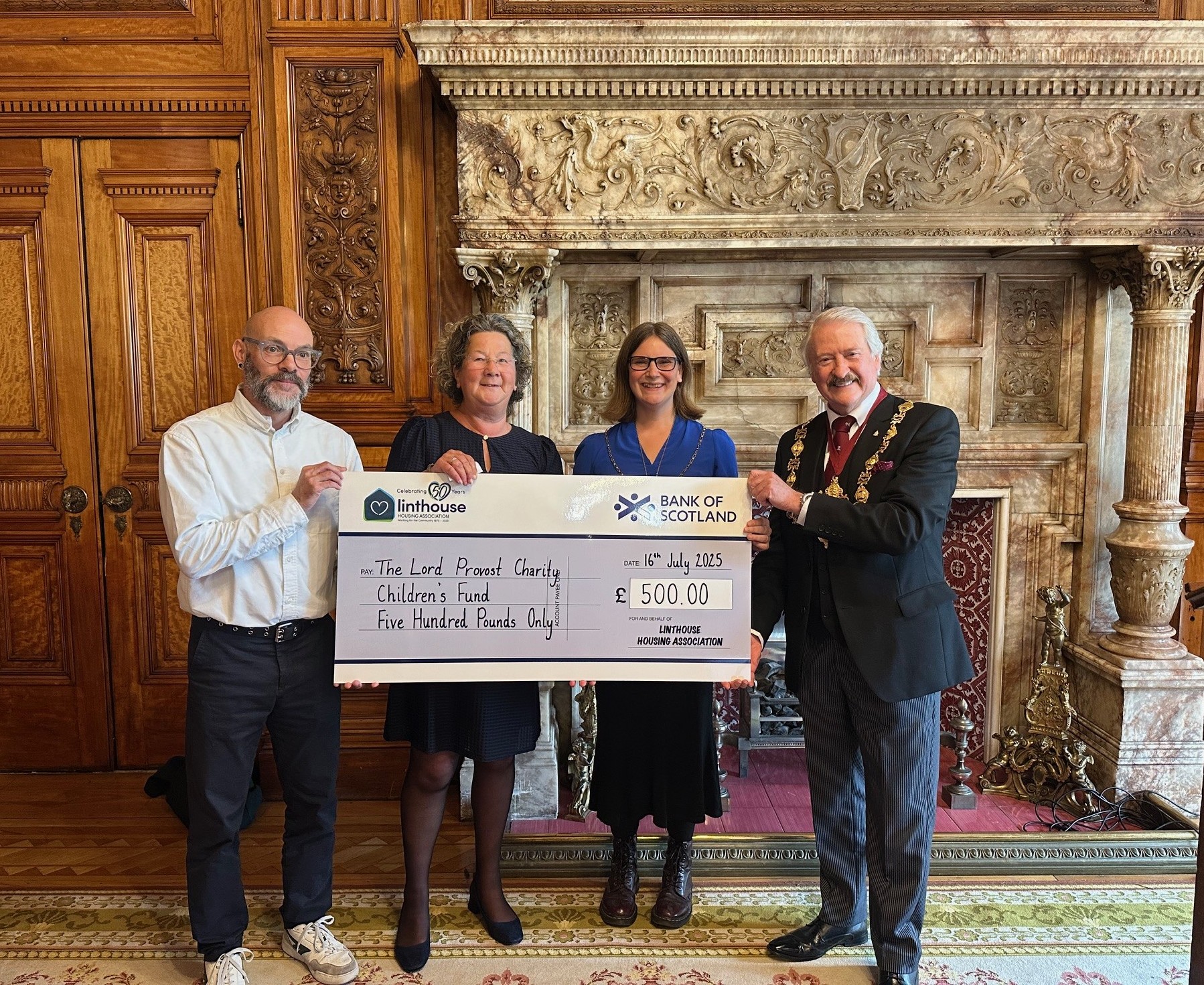 Linthouse celebrates 50th anniversary at Civic Event hosted by Lord Provost of Glasgow