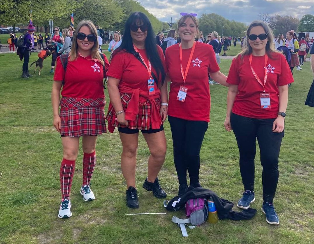 Thenue team takes to the road for Kiltwalk charity endeavour