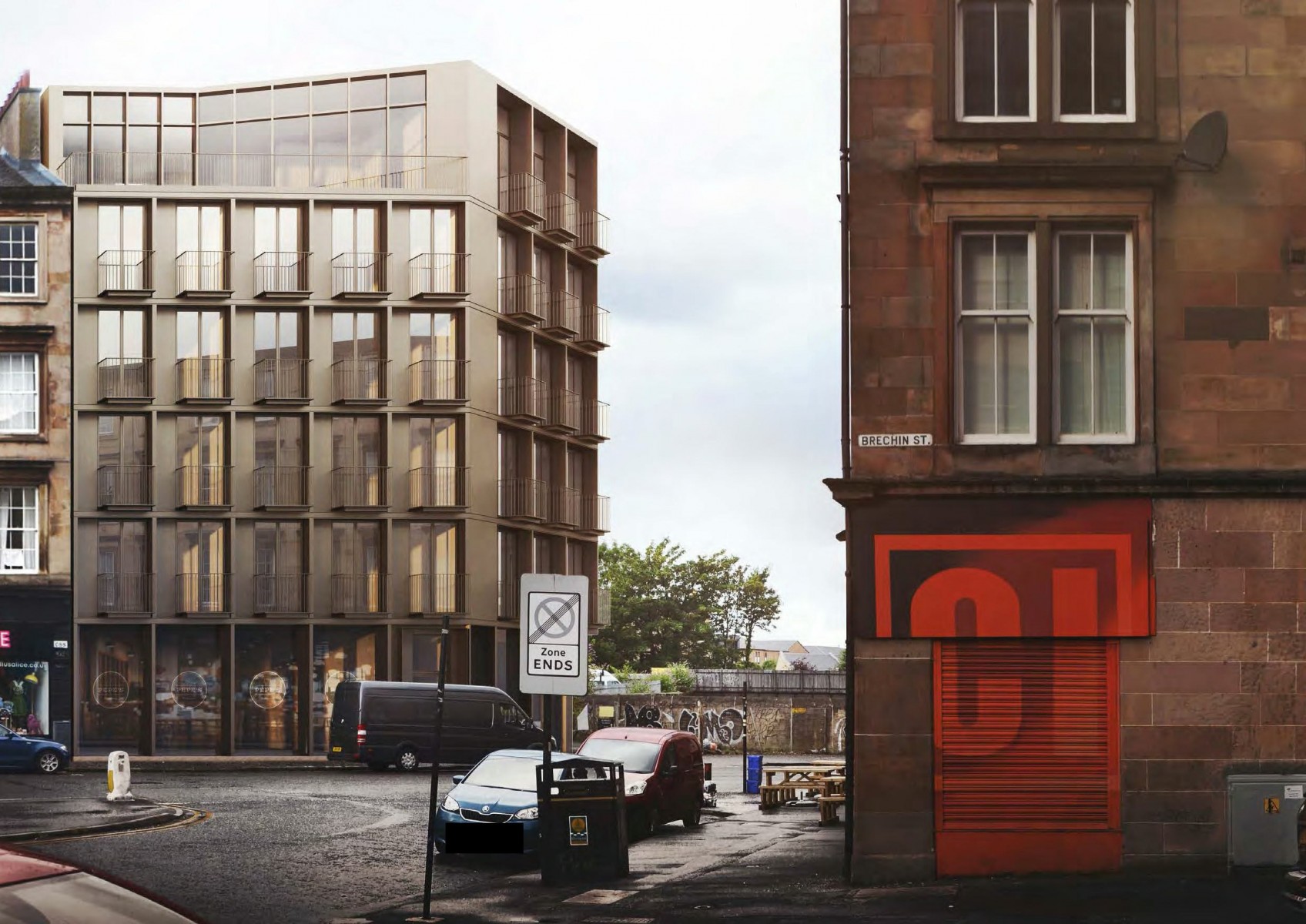 Revised Finnieston apartment block plan refused