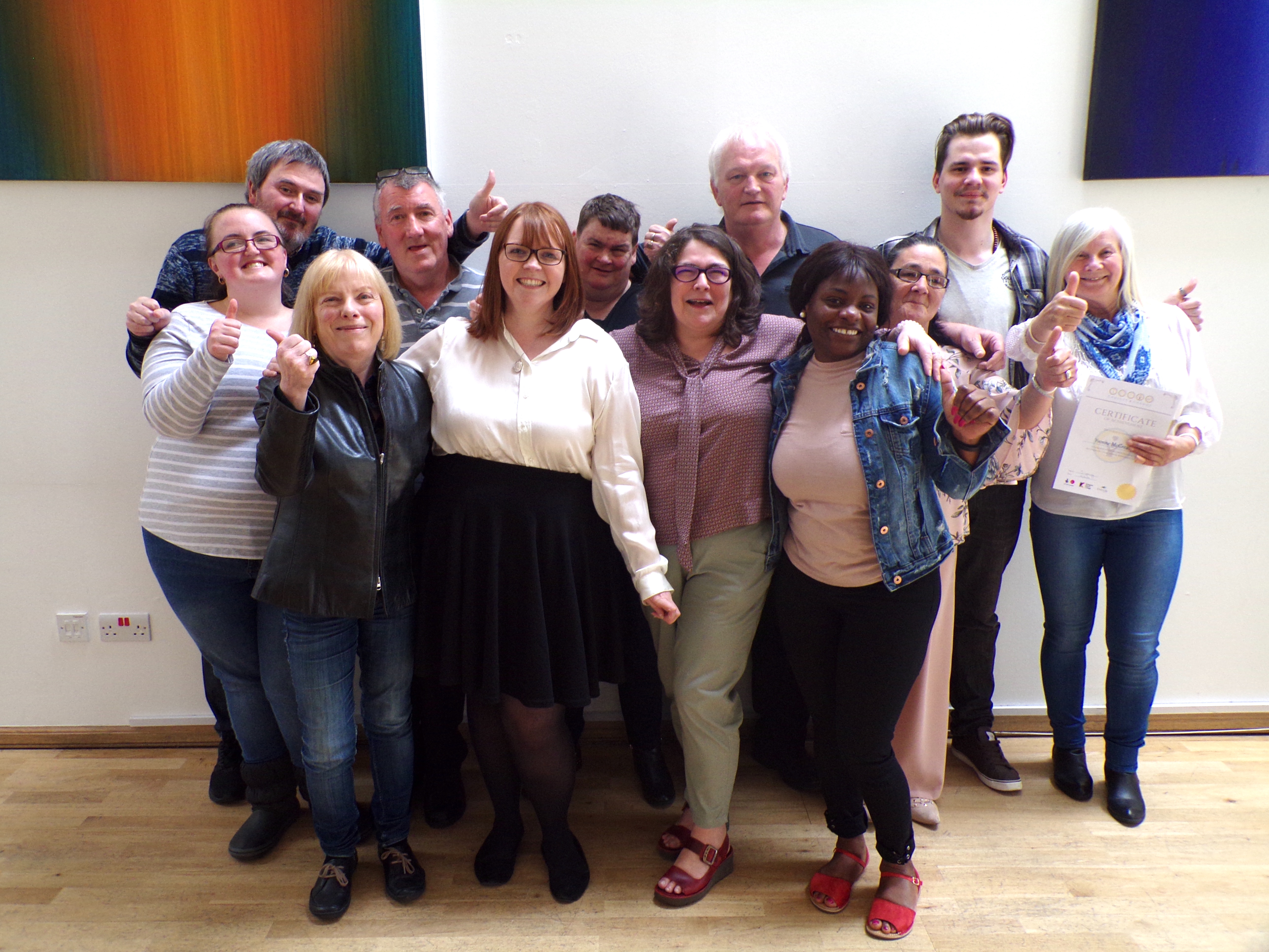 Thenue marks success of personal development course
