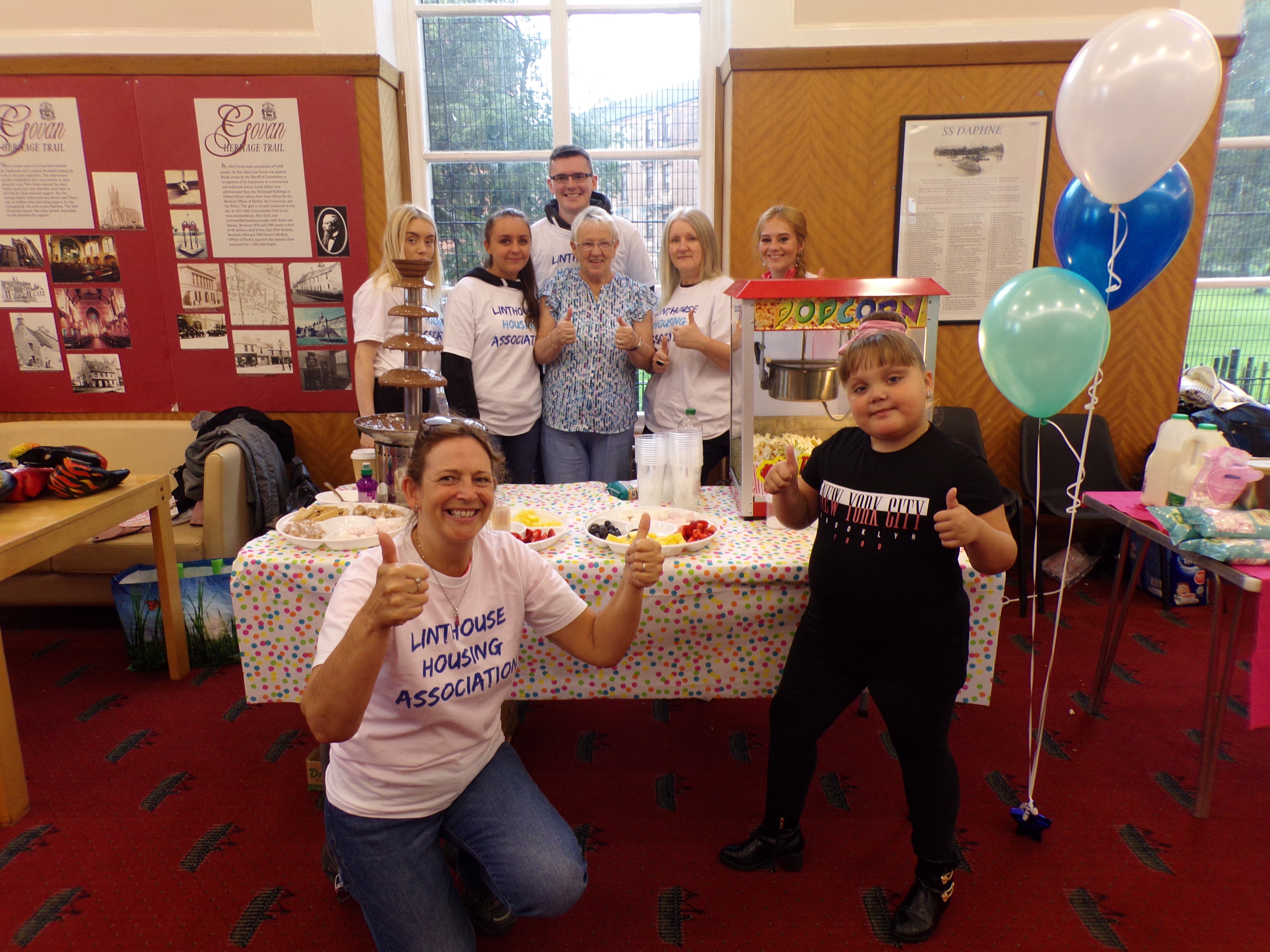 Rain didn’t stop play at Linthouse and Elderpark fun day