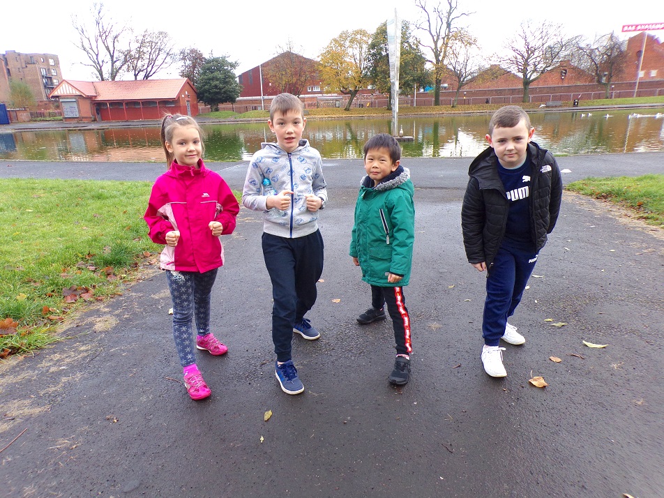 A parkrun and Halloween fun at Elderpark