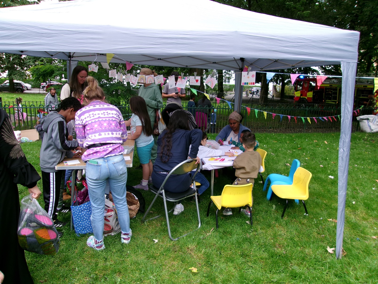 Families flock to Thenue fun day at Elcho Gardens