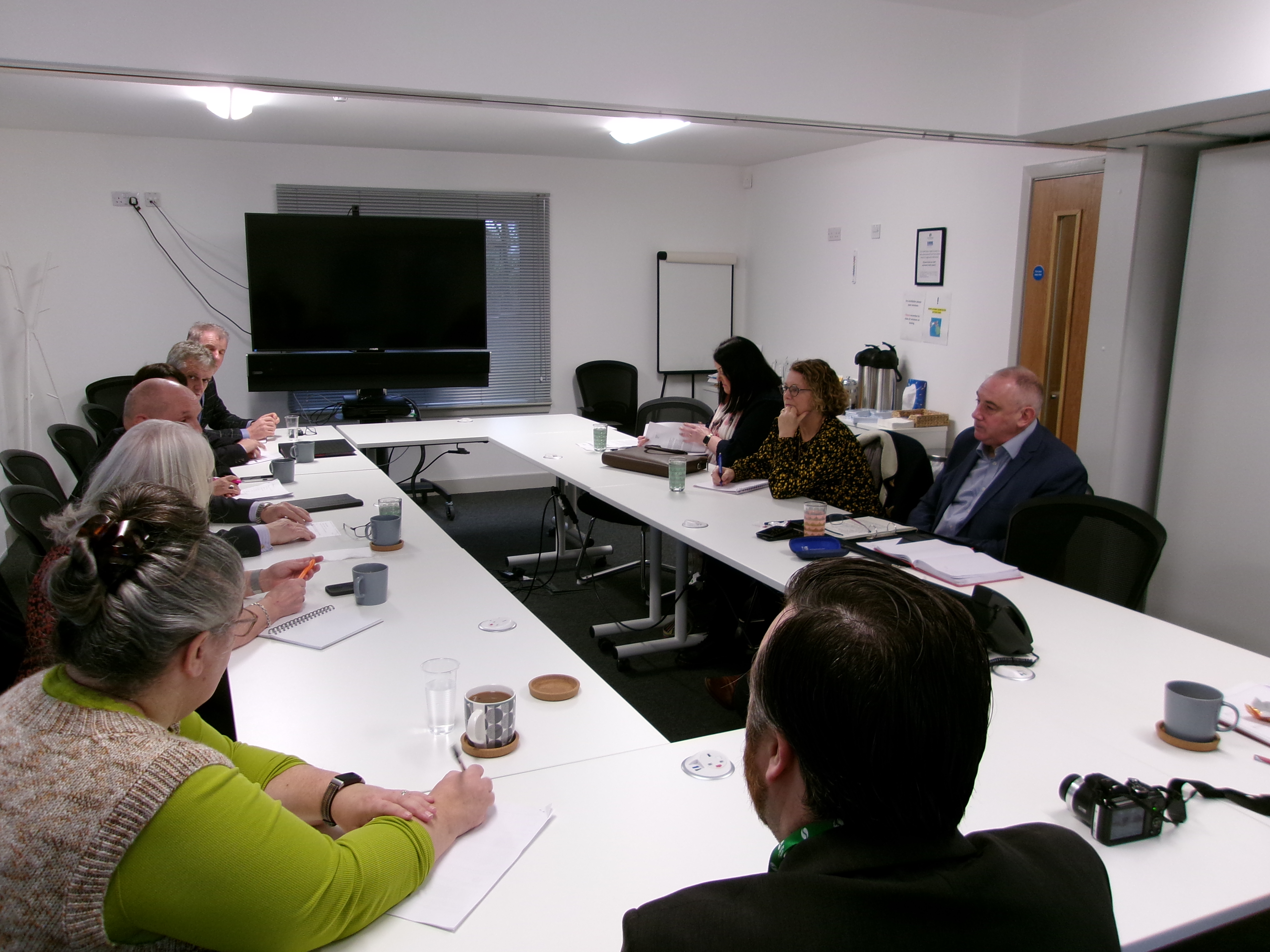 Housing minister makes visit to Rural Stirling Housing Association