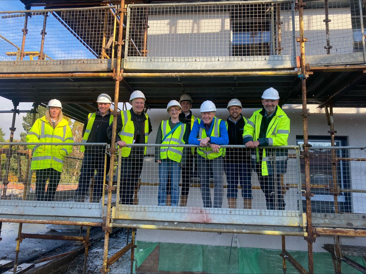 Kingdom Housing Association hosts visit to £6.9m Passivhaus development in Gauldry