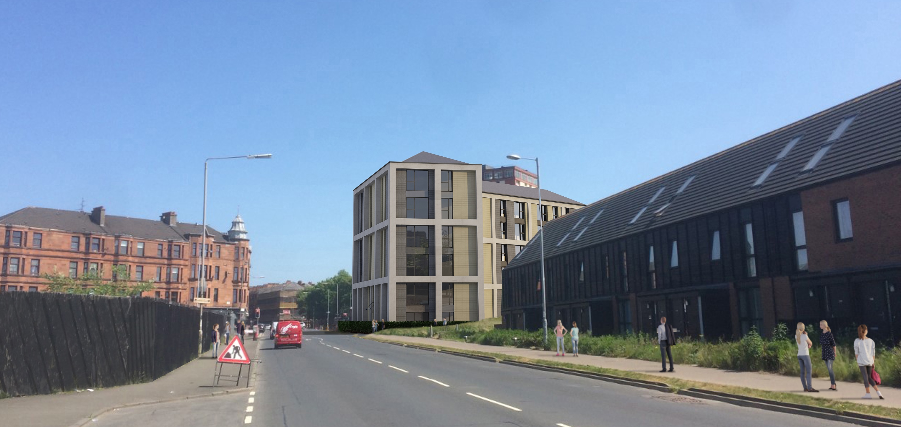 CCG and West of Scotland Housing Association bury time capsule at East End development