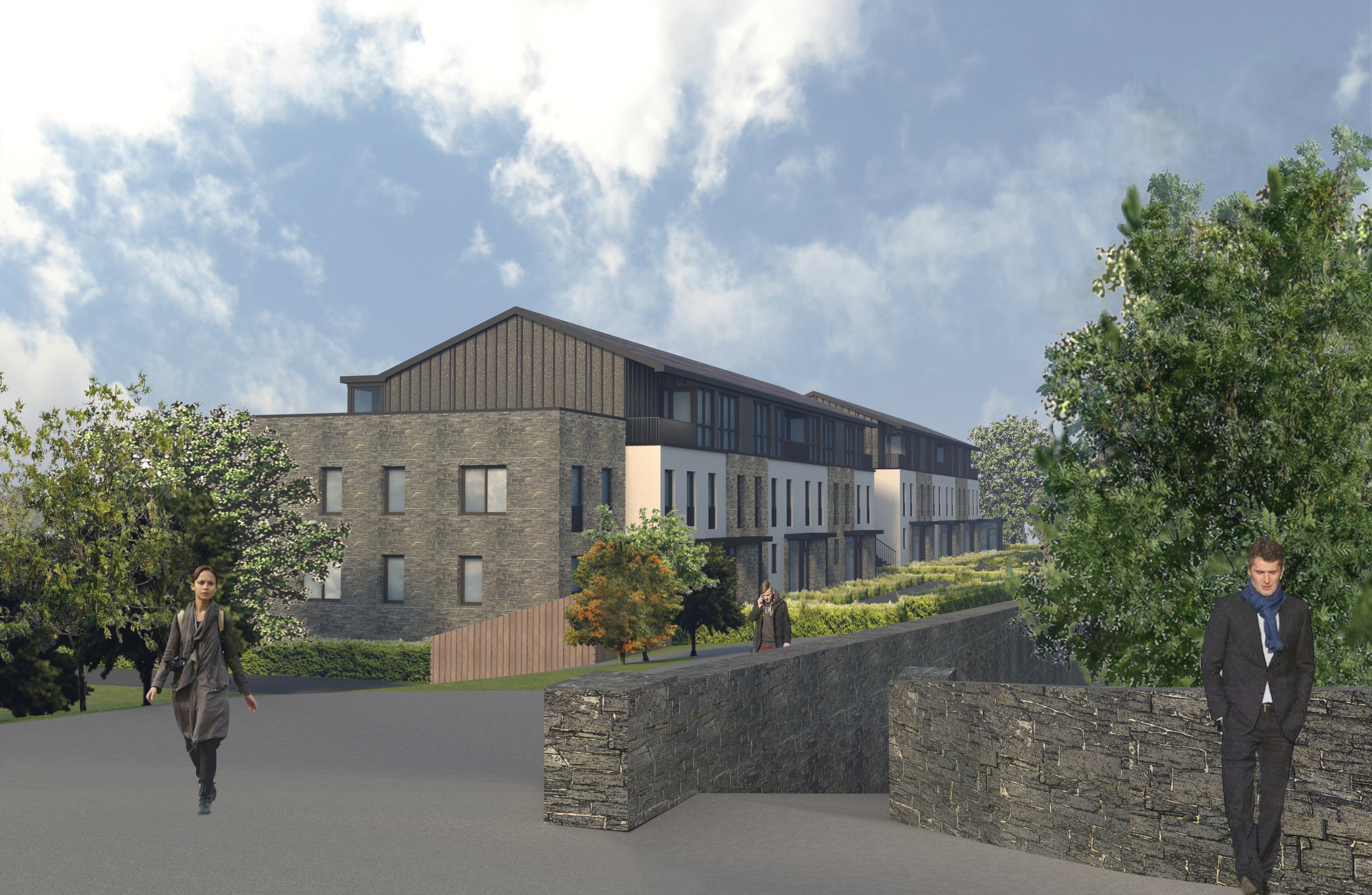 Housing association submits fresh design for Peebles development