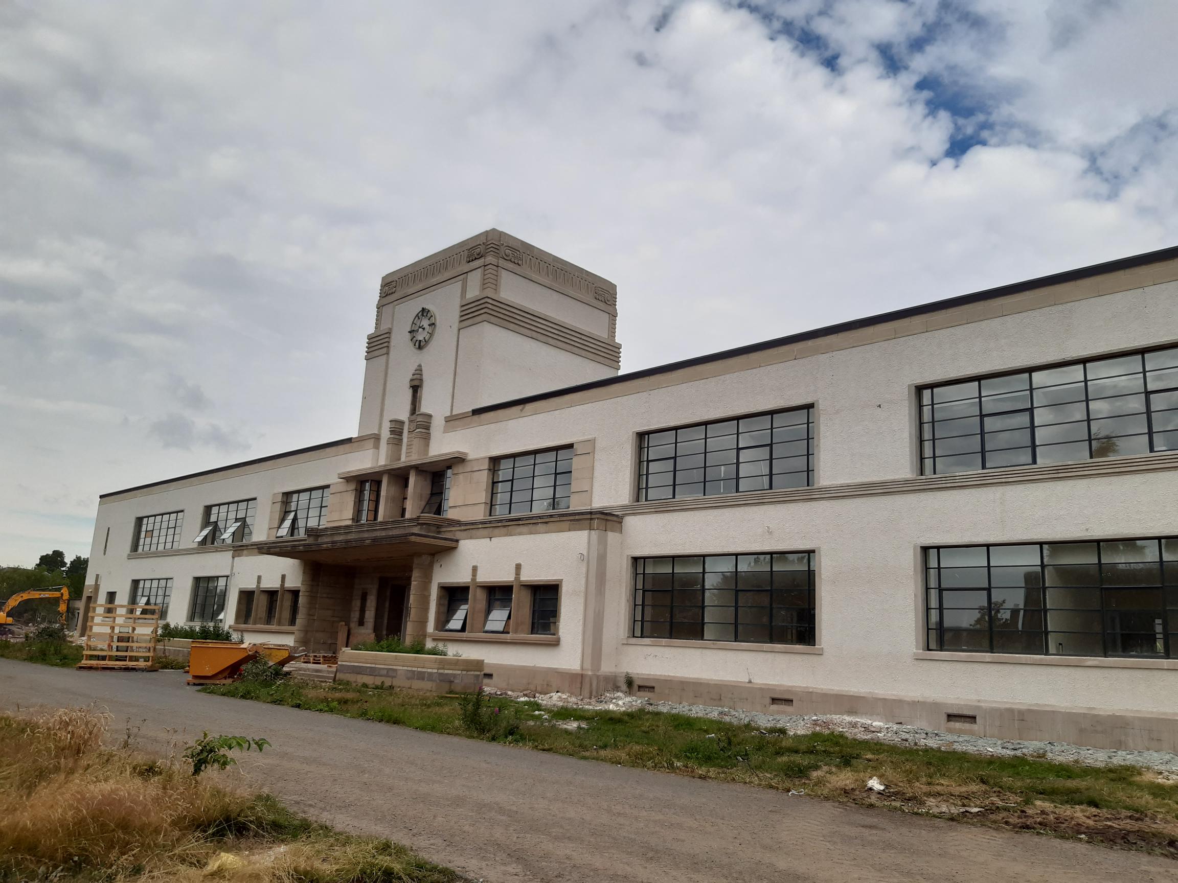 Eildon marks progress at apartments at former Kelso High School site