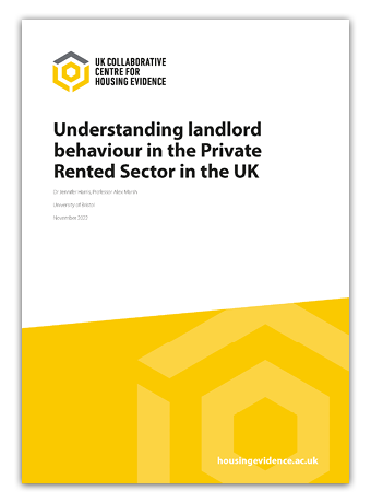 Study: Private landlords need information and education to improve standards for renters