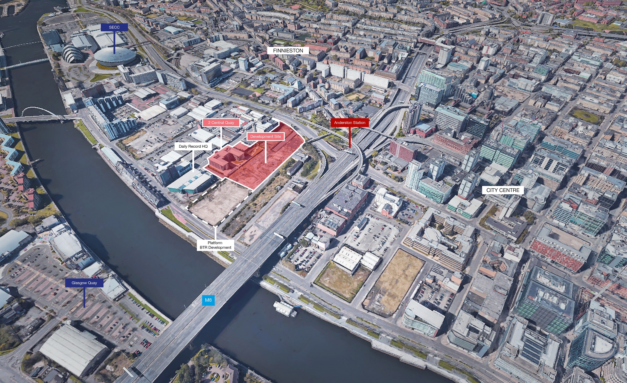 Proposals revealed for new homes at Central Quay in Glasgow