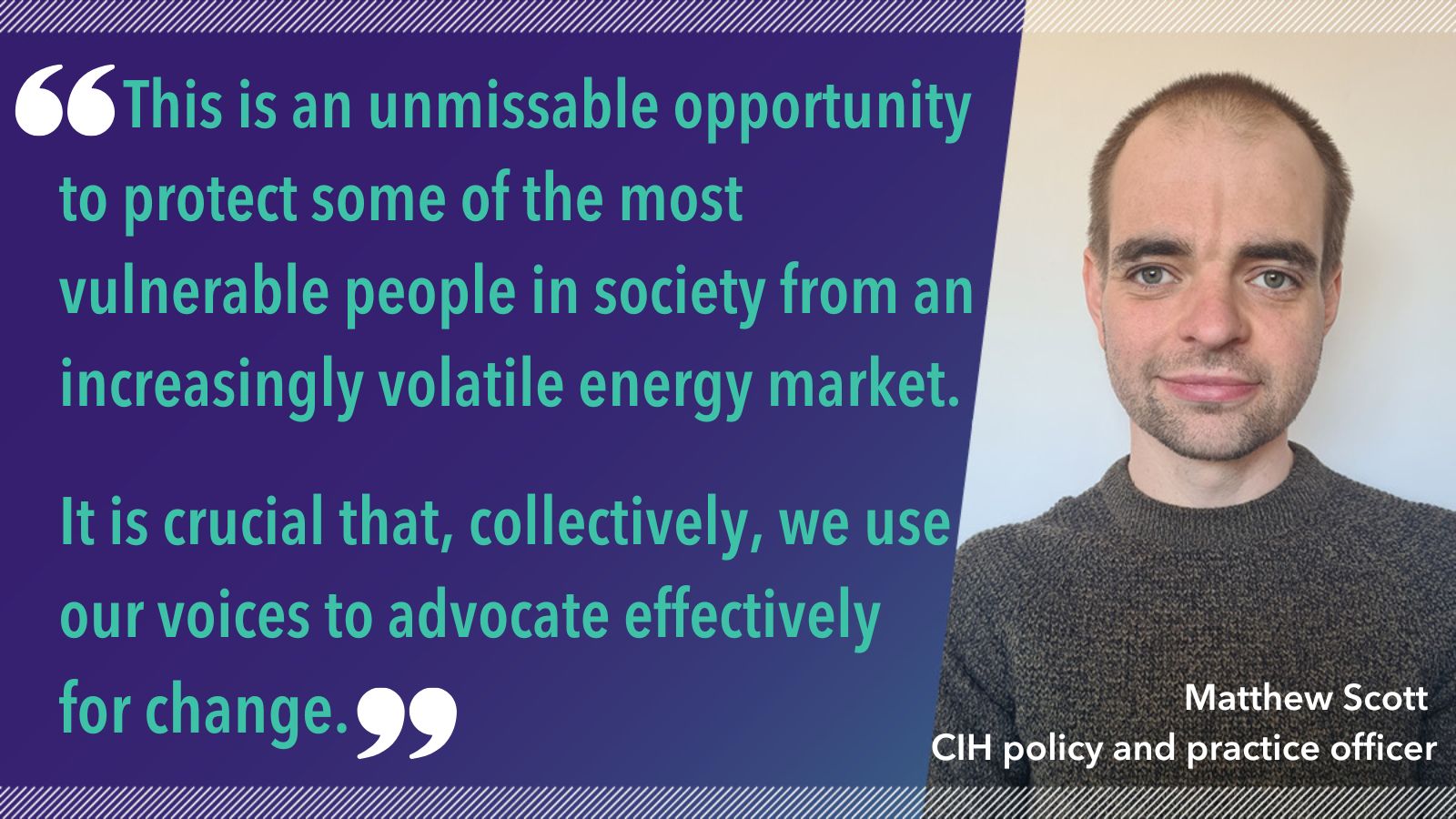 CIH report highlights benefits of social energy tariff