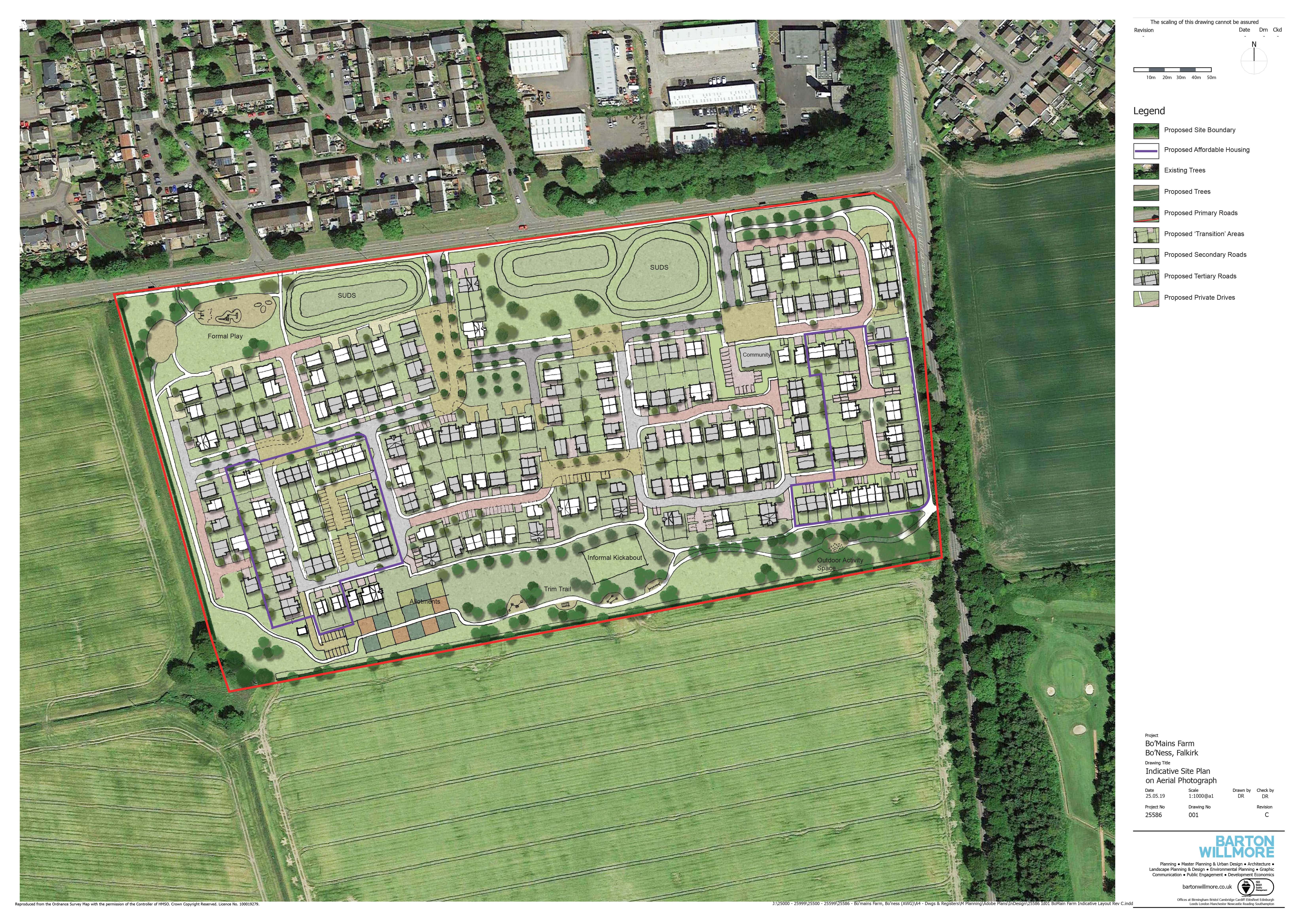 Plans lodged for £30m housing development in Bo’ness