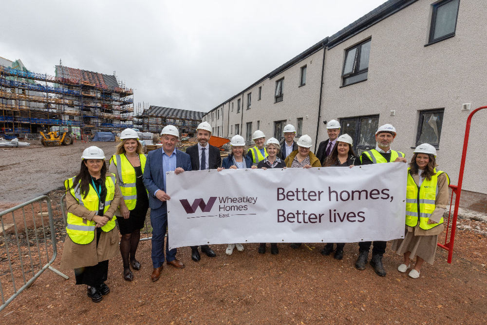 Housing minister visits Wheatley’s largest development