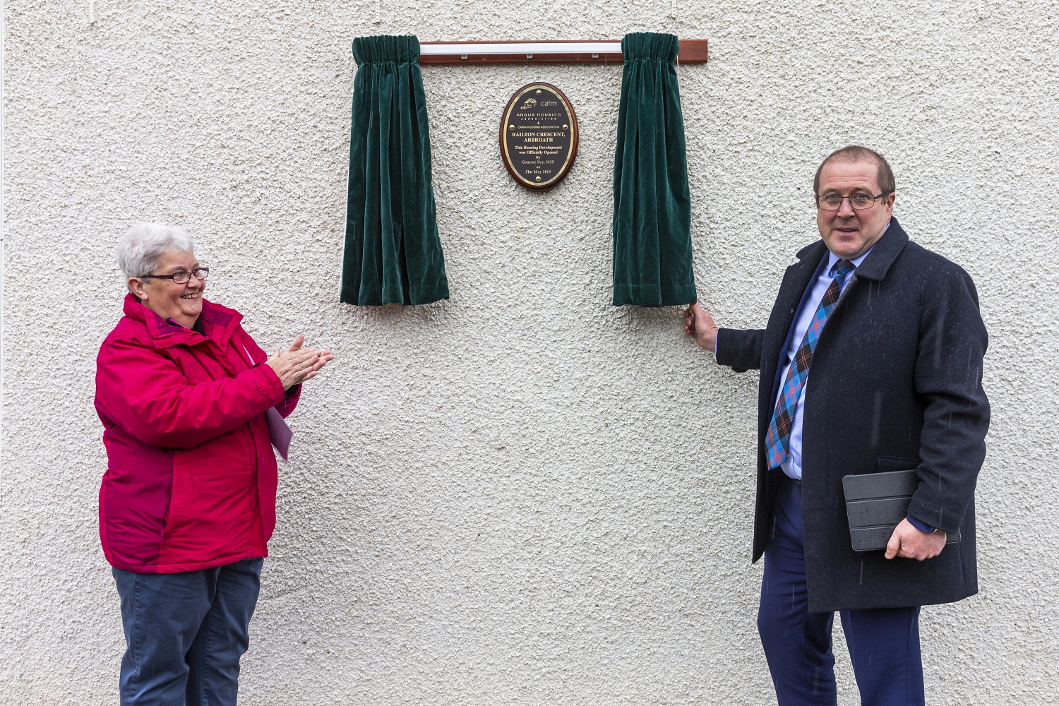 MSP officially opens Arbroath affordable homes