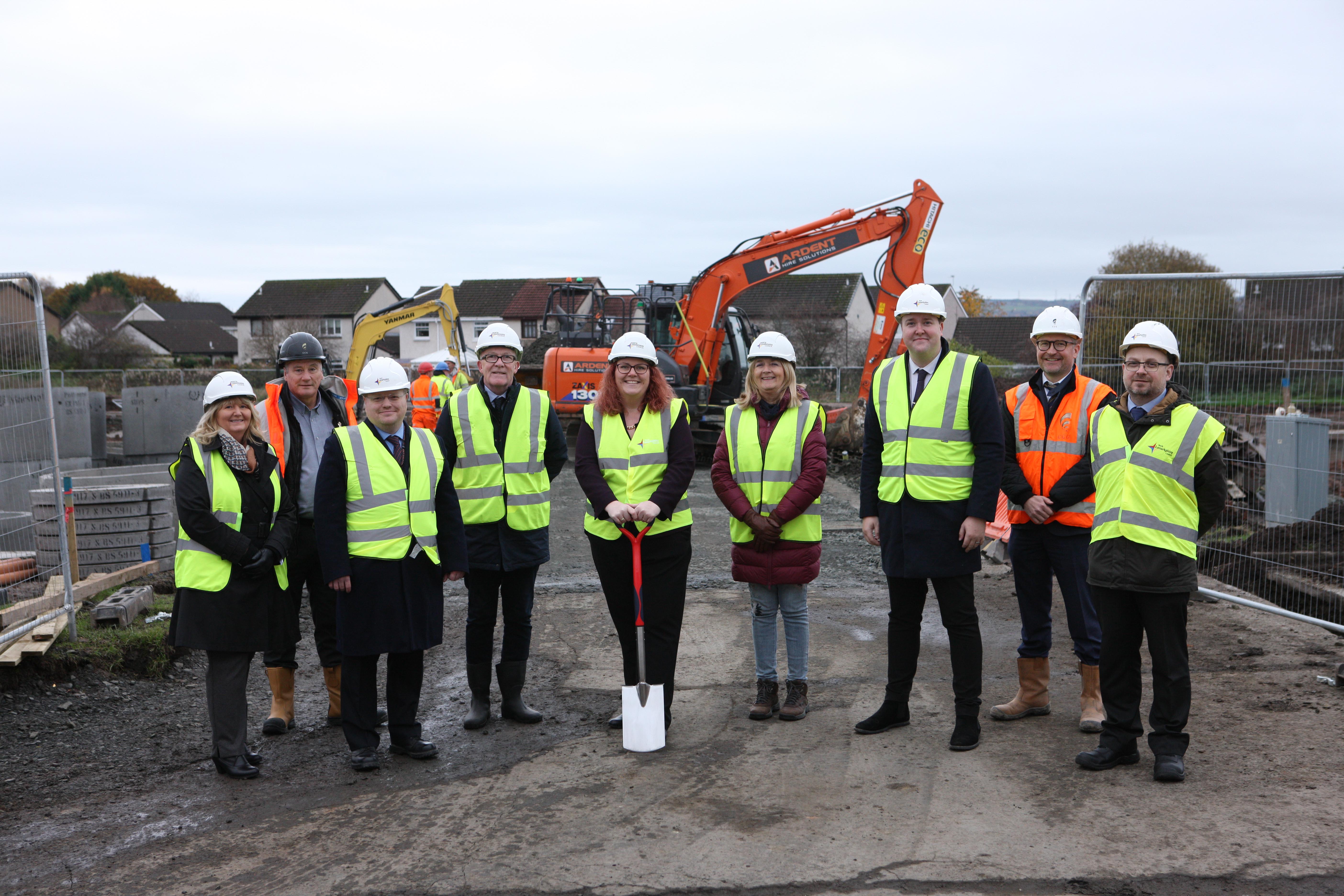 Work begins on new council homes for Bellshill