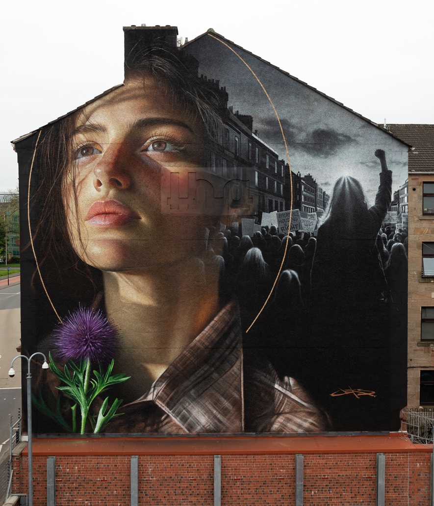 New Govan mural reimagines Mary Barbour as modern-day activist