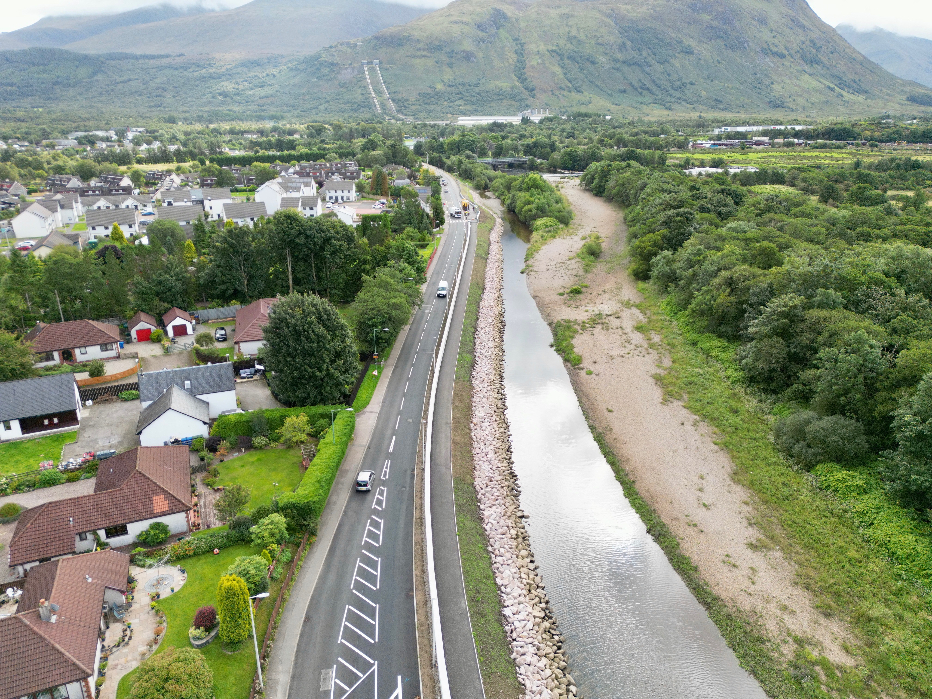 Caol and Lochyside flood prevention scheme official opening