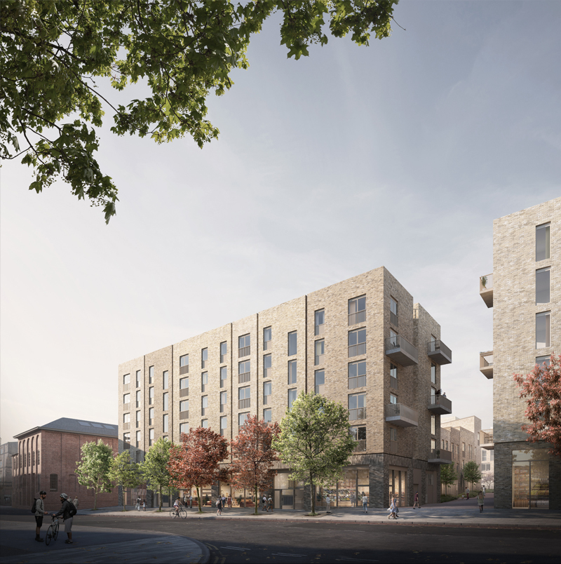 Architects increase affordable housing in Fountainbridge proposals